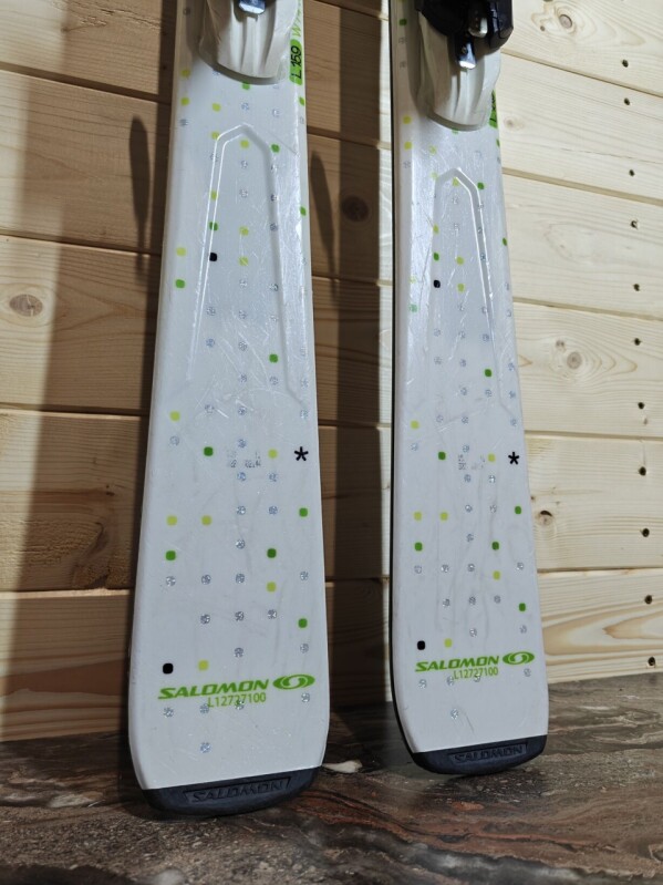 LYŽE SALOMON LIME WHITE 159CM